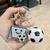 Rotating Football Keychain Pendant