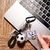 Rotating Football Keychain Pendant