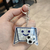 Rotating Football Keychain Pendant
