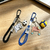 Rotating Football Keychain Pendant