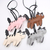 Leather sausage dog pendant