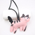 Leather sausage dog pendant