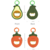 Creative bottle opener keychain pendant