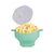 Silicone Popcorn Bowl With Handle