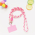Color-Blocked Woven Phone Strap