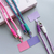 Color-Blocked Woven Phone Strap