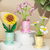 Coffee Cup Plant Series Building Blocks-The 12 Zodiac Signs' Guardian Flower Collection