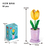 Coffee Cup Plant Series Building Blocks-The 12 Zodiac Signs' Guardian Flower Collection