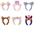 Custom plush hair hoops available