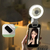 Mini fan fill light with clip