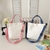 Canvas Crossbody Tote Bag