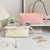 Color Block Student Pencil Case