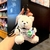 Football Bear Pendant Keychain