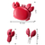 3-in-1 Crab Bottle Opener, Can Opener and Scissors, Magnetic Refrigerator Sticker