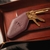 Double-Sided Diamond PU Leather Keychain