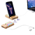 Bamboo Desk Organizer & Phone Stand with USB Type-C Hub Port