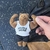 Muscular bear doll keychain pendant