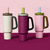 Stainless steel ceramic straw tumbler