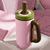 Stainless steel ceramic straw tumbler