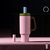 Stainless steel ceramic straw tumbler