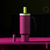 Stainless steel ceramic straw tumbler
