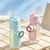 Cooling spray water bottle fan
