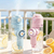 Cooling spray water bottle fan