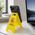 Warning Sign Phone Holder (Optional With Makeup Mirror)