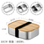 304 Stainless Steel Bamboo Lid Lunch Box