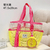 Dopamine‑Colored Mesh Beach Bag