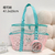 Dopamine‑Colored Mesh Beach Bag
