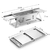 Stainless‑Steel Folding BBQ Grill
