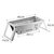 Stainless‑Steel Folding BBQ Grill