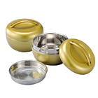 Gold Stainless Steel Food Container