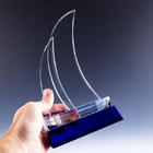 Sailboat Crystal Trophy 