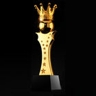 Creative Crown Resin Crystal Trophy