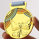 Butterfly Metal Medal