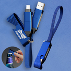 USB Charging Data Cable with Metal Bottle Opener Keychain
