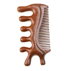 Wooden massage comb