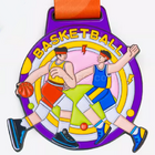 Basketball Metal Medal