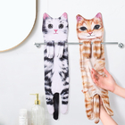 Creative Realistic Dog and Cat Hanging Hand Towel