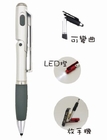 Folding stylus phone holder mini lamp pen